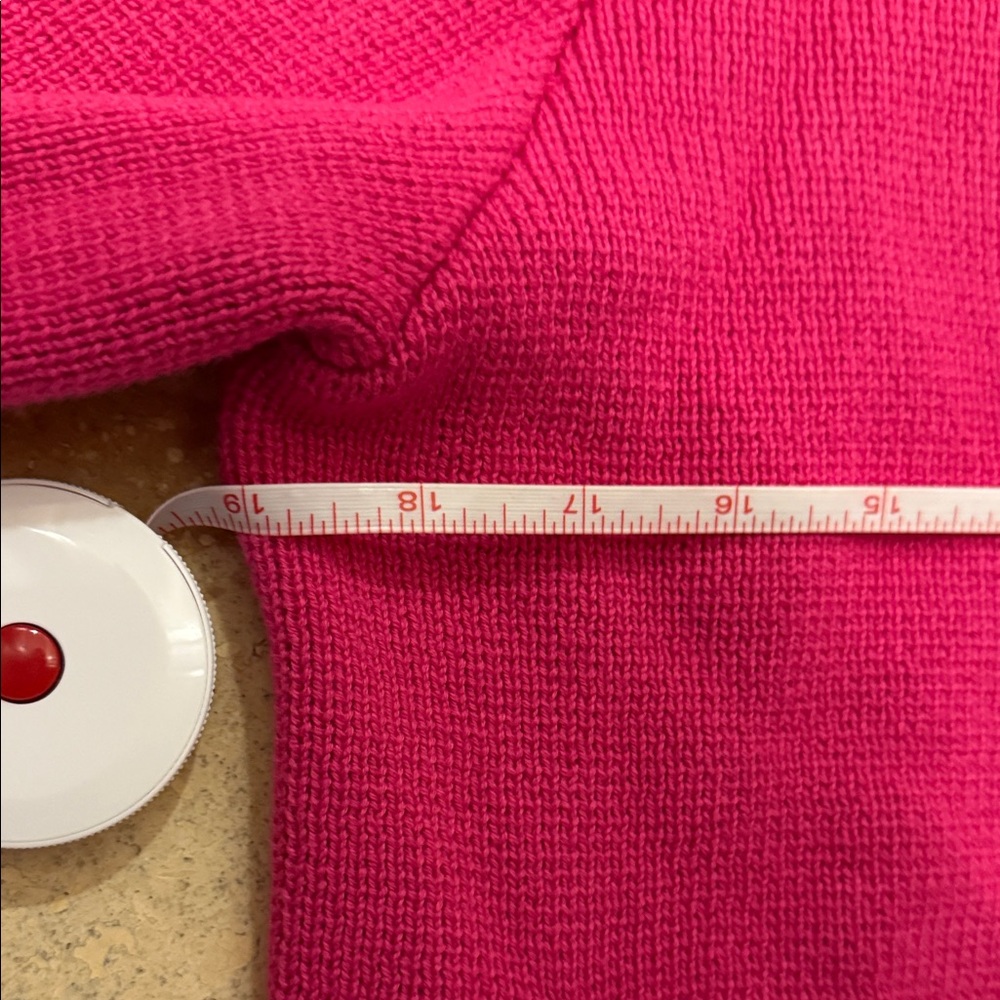 J. Crew Vibrant Pink Cardigan Sweater - Picture 9 of 9